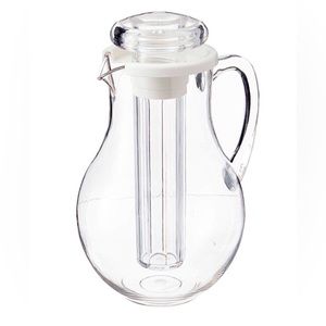 Winco Polycarbonate 2 Quart Water Pitcher Ice Tube Core